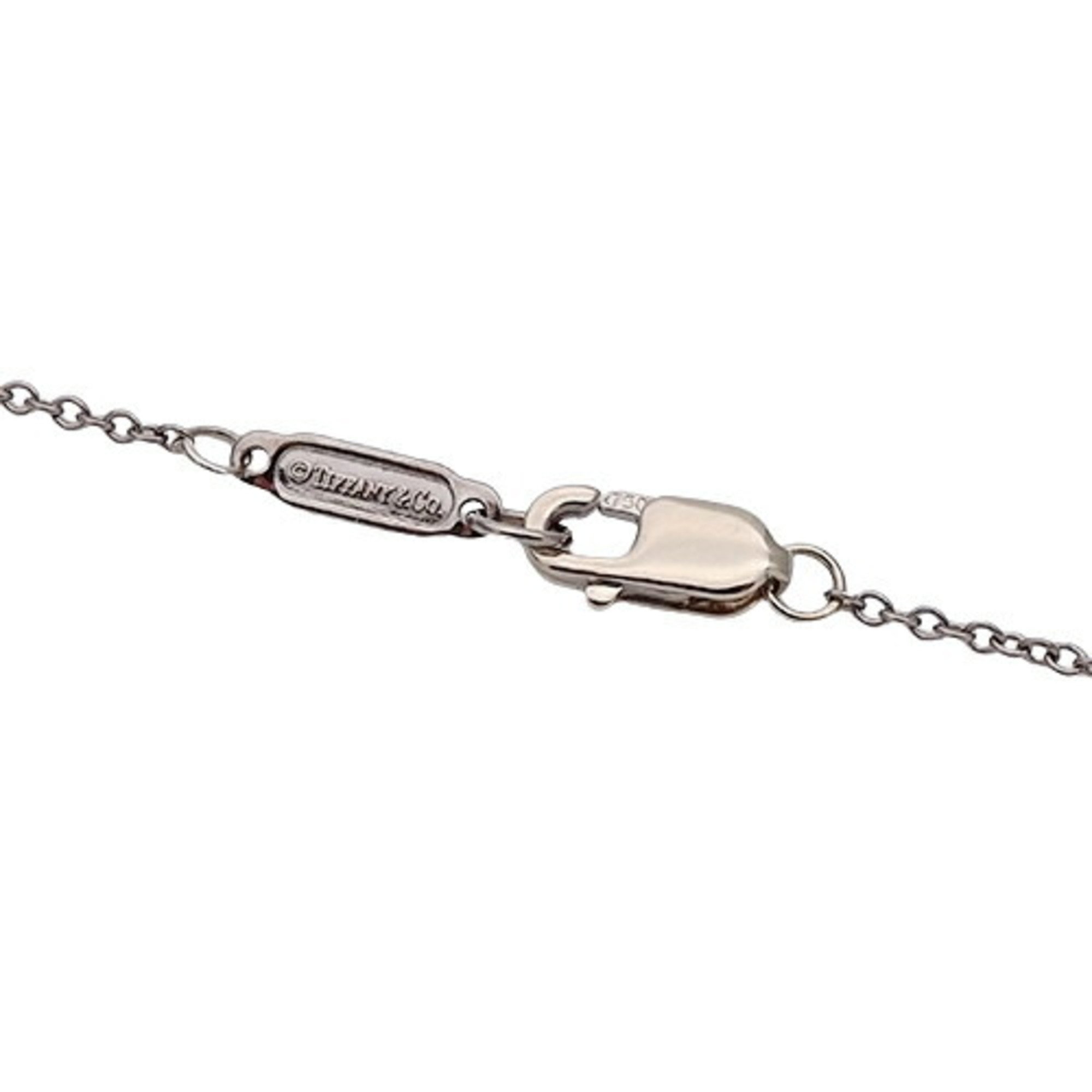 Tiffany & Co. Necklace for women, 750WG, 750YG, multi-heart drop, yellow gold, white polished