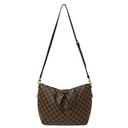 Louis Vuitton Damier Bag Women's Handbag Shoulder 2way Sienna MM Ebene Brown N41546