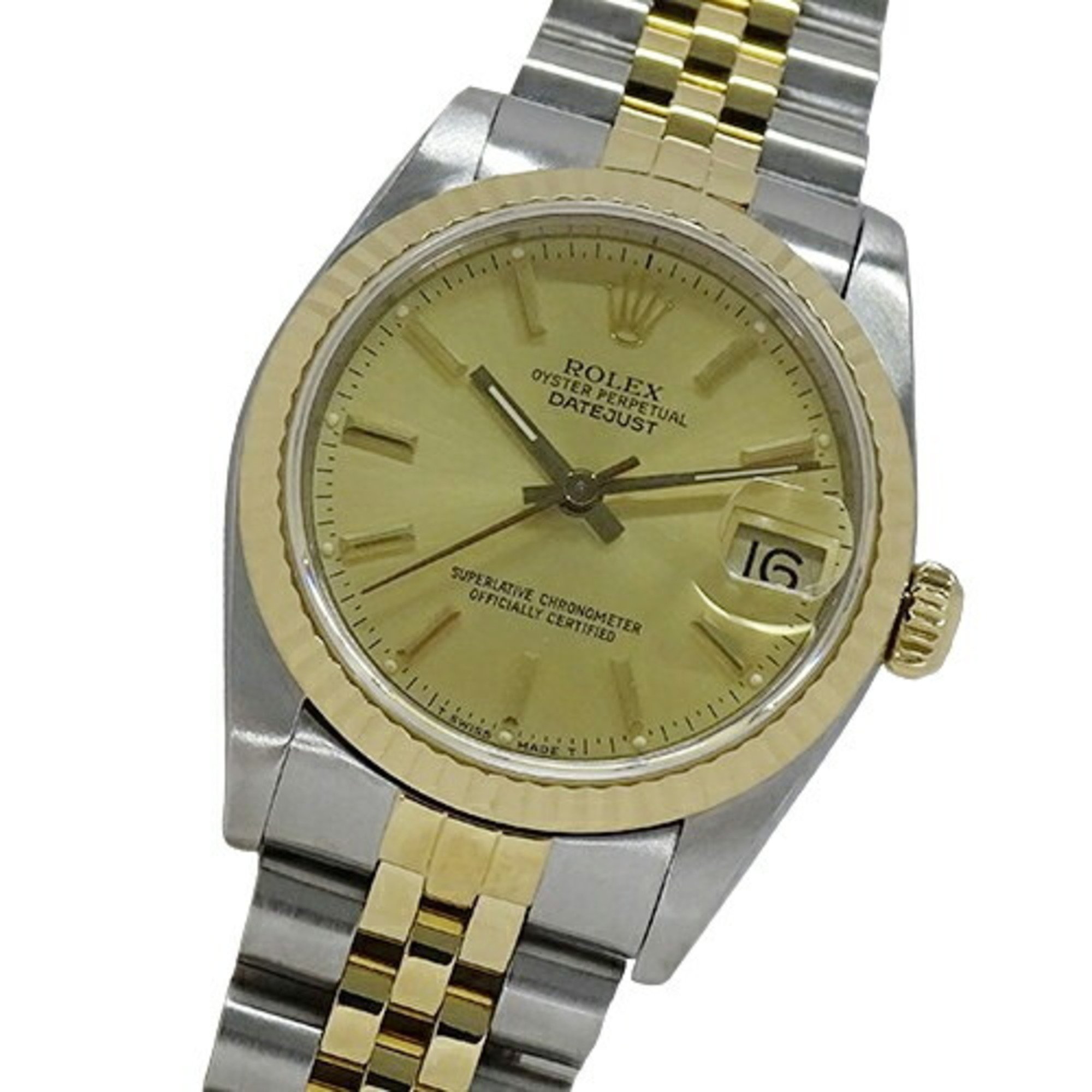 Rolex ROLEX Datejust 68273 L serial number Wristwatch Boys Automatic AT Stainless steel SS Gold YG combination Polished