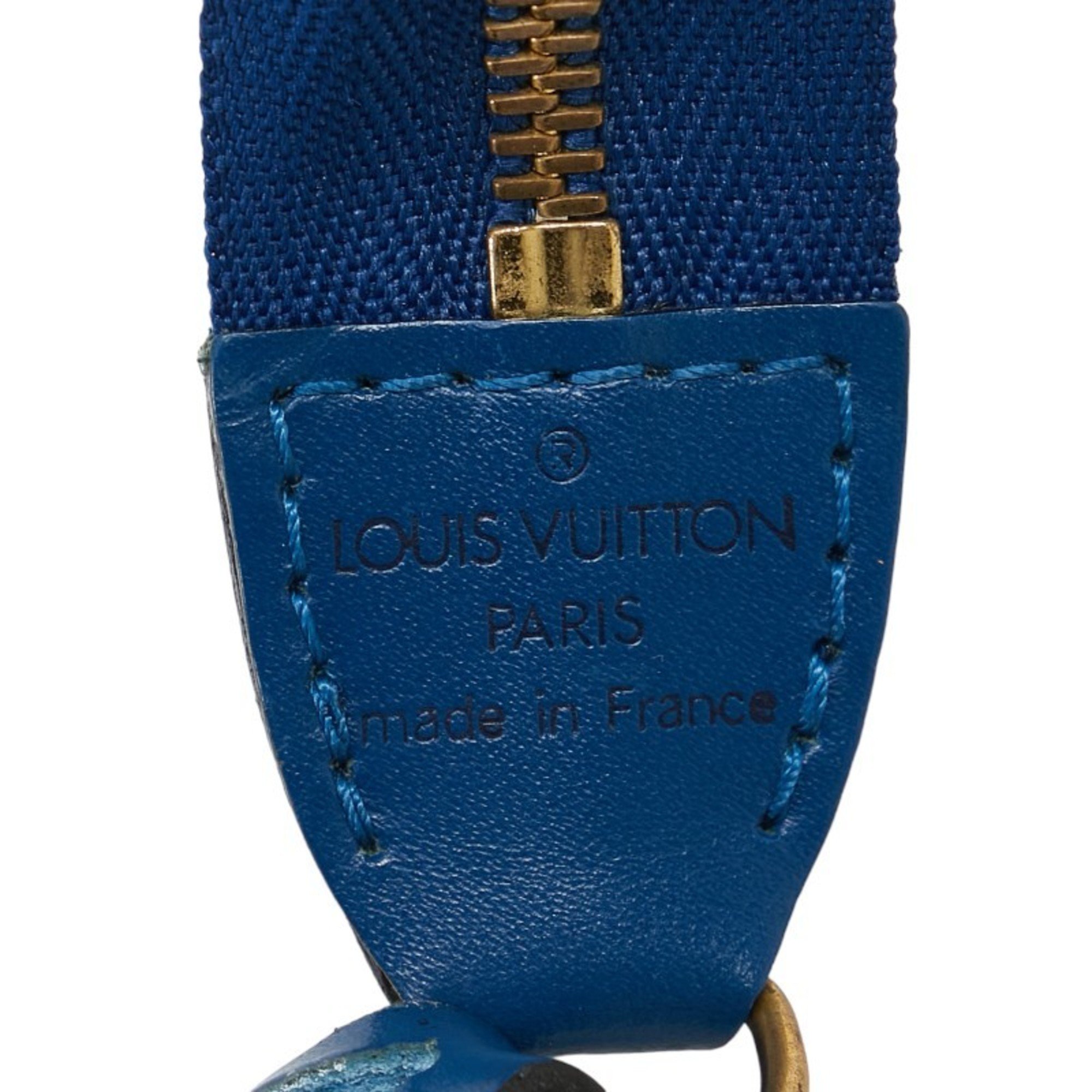 Louis Vuitton Epi Pochette Accessory Pouch M52945 Toledo Blue Leather Women's LOUIS VUITTON