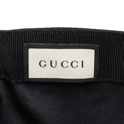 Gucci Cap Baseball Size: M 58 Black Green Canvas Women's GUCCI