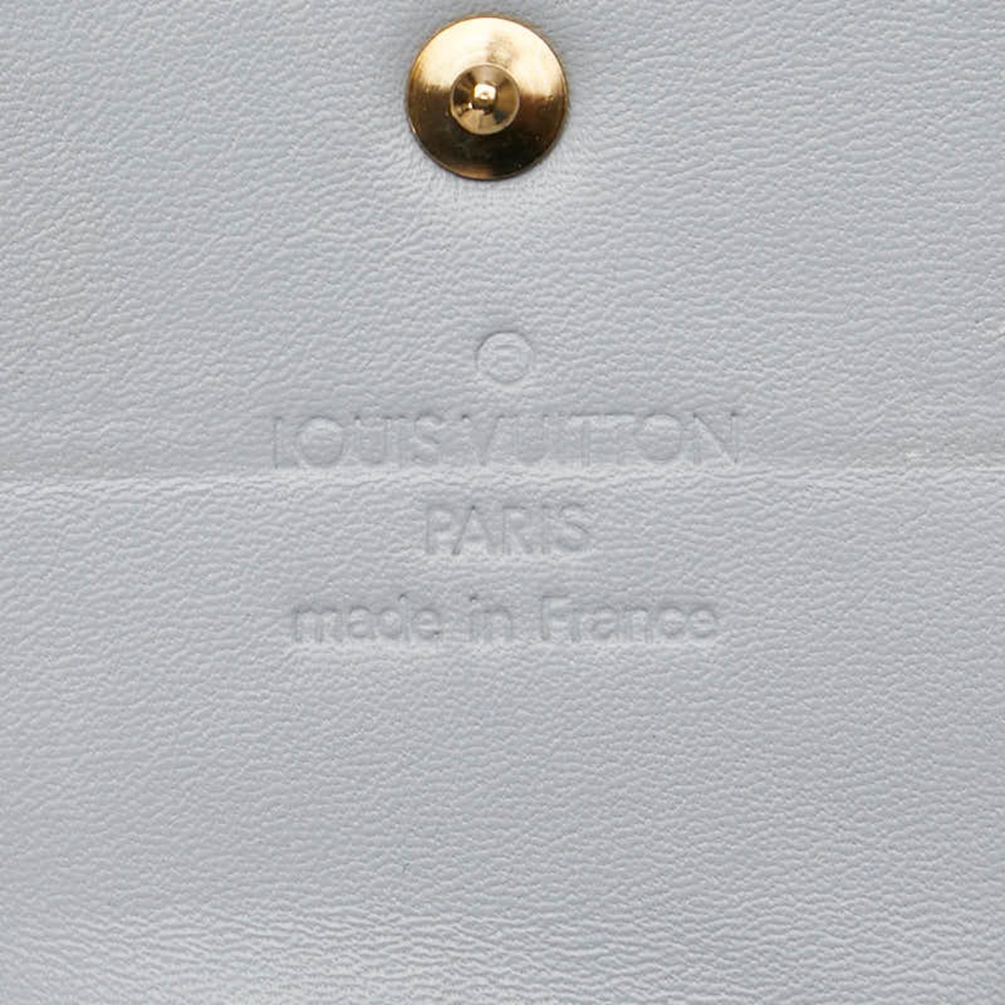 Louis Vuitton Monogram Walker Pouch M91074 Gold Patent Leather Women's LOUIS VUITTON