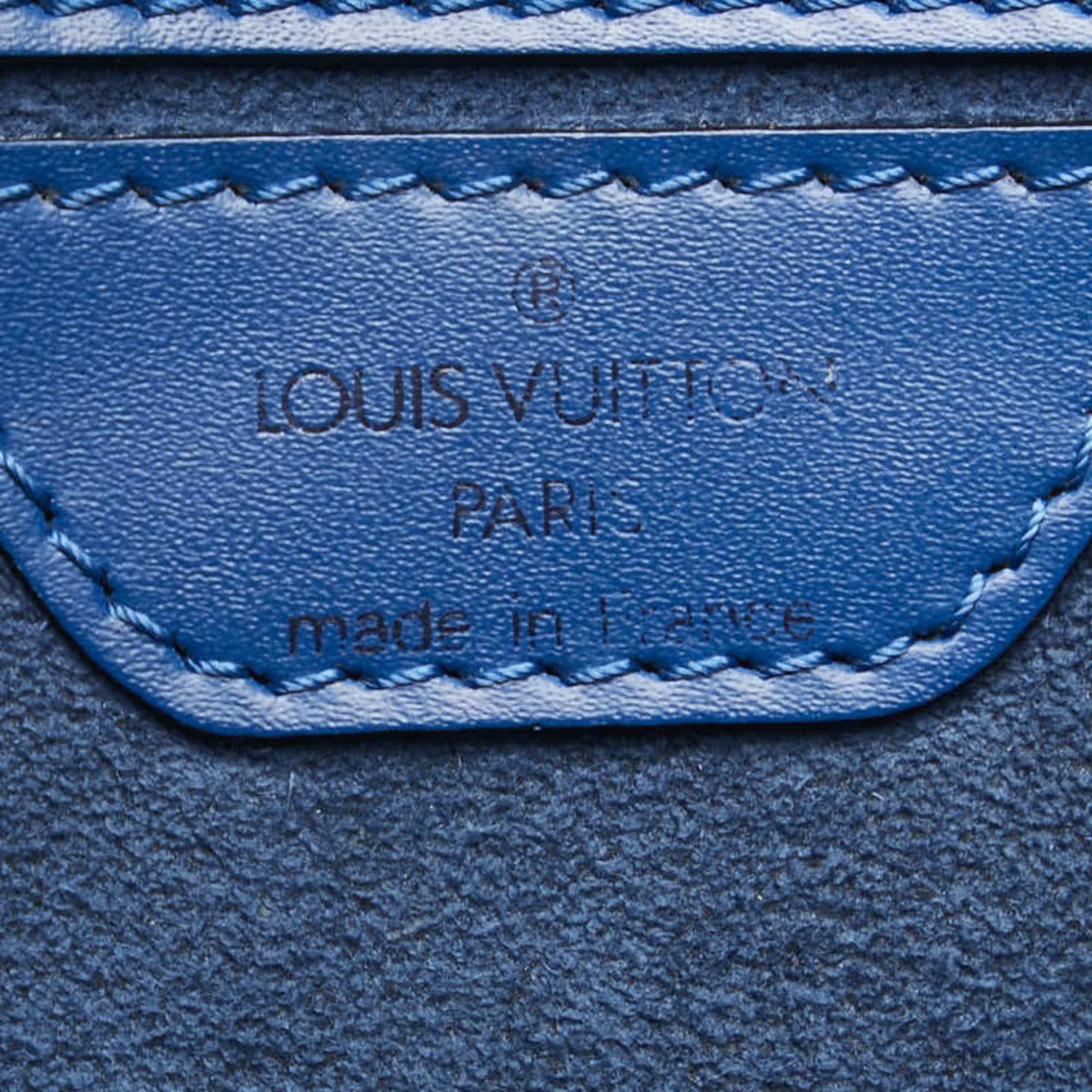 Louis Vuitton Epi Saint Jacques Handbag Tote Bag M52275 Toledo Blue Leather Women's LOUIS VUITTON