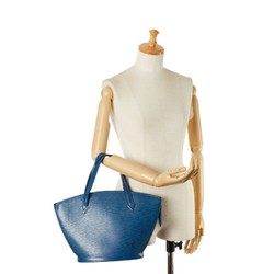 Louis Vuitton Epi Saint Jacques Handbag Tote Bag M52275 Toledo Blue Leather Women's LOUIS VUITTON