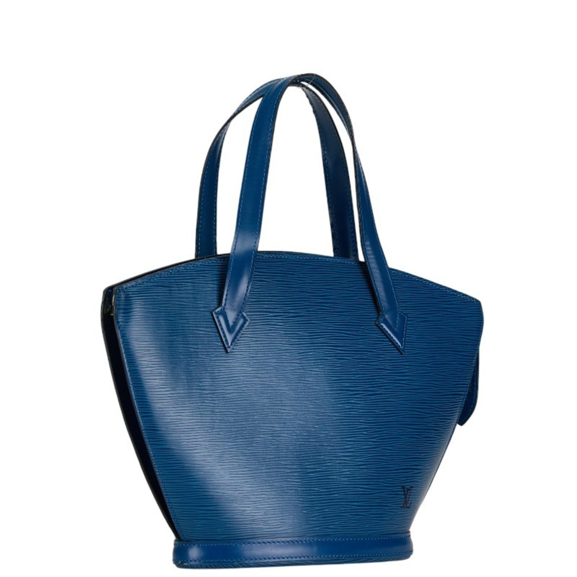 Louis Vuitton Epi Saint Jacques Handbag Tote Bag M52275 Toledo Blue Leather Women's LOUIS VUITTON