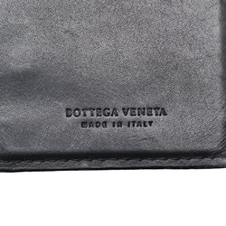 Bottega Veneta Intrecciato Long Wallet Black Leather Women's BOTTEGAVENETA