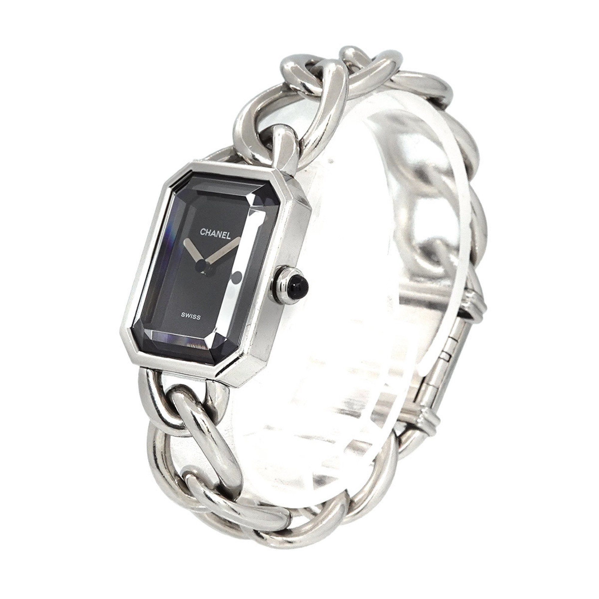 CHANEL Premiere M size H0452 Ladies watch Black quartz