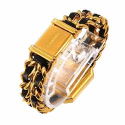 CHANEL Premiere S size H0001 Ladies watch Black Gold Quartz