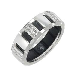 Chaumet Class One #56 Ring Diamond K18WG White Gold 750 Rubber