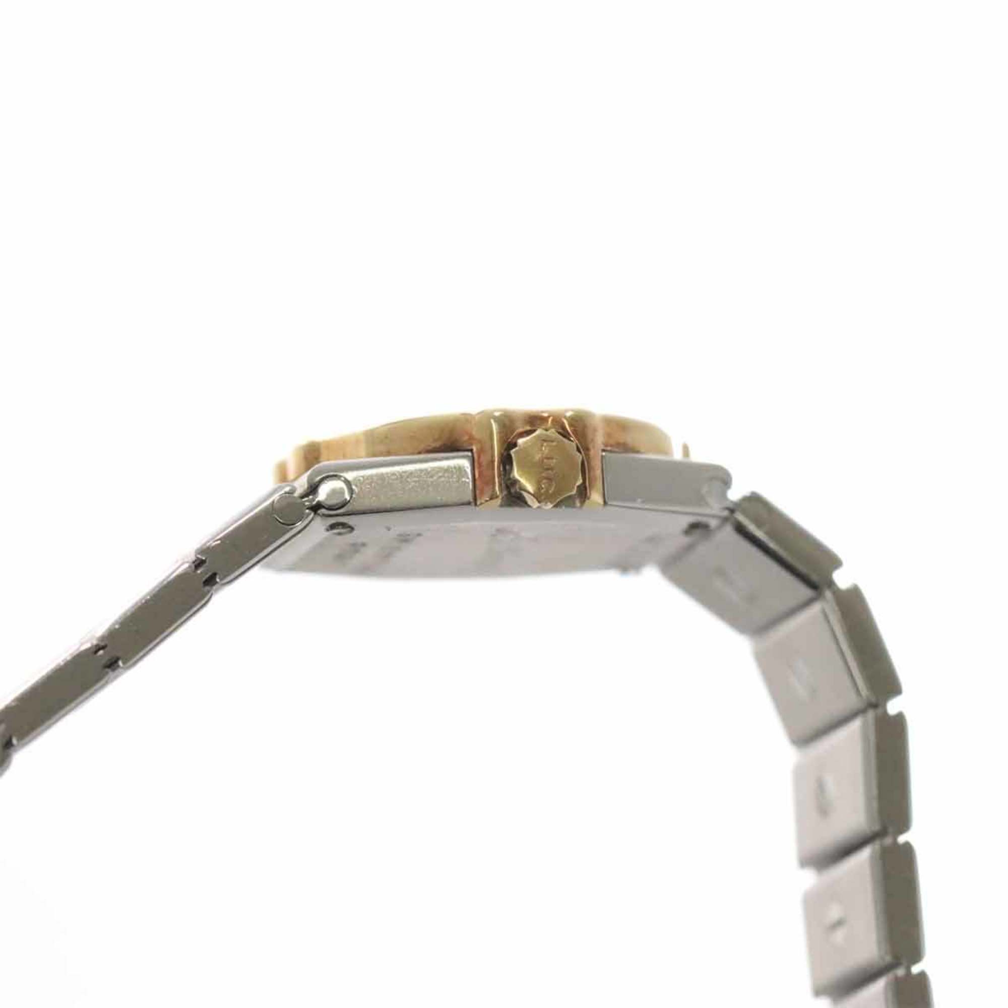 Chopard St. Moritz combination ladies watch grey YG yellow gold quartz