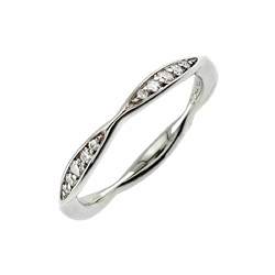 CHANEL Camellia #49 Ring Diamond Pt Platinum