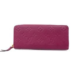 Louis Vuitton Long Wallet Monogram Empreinte Portefeuille Clemence M61701 Raisin Ladies
