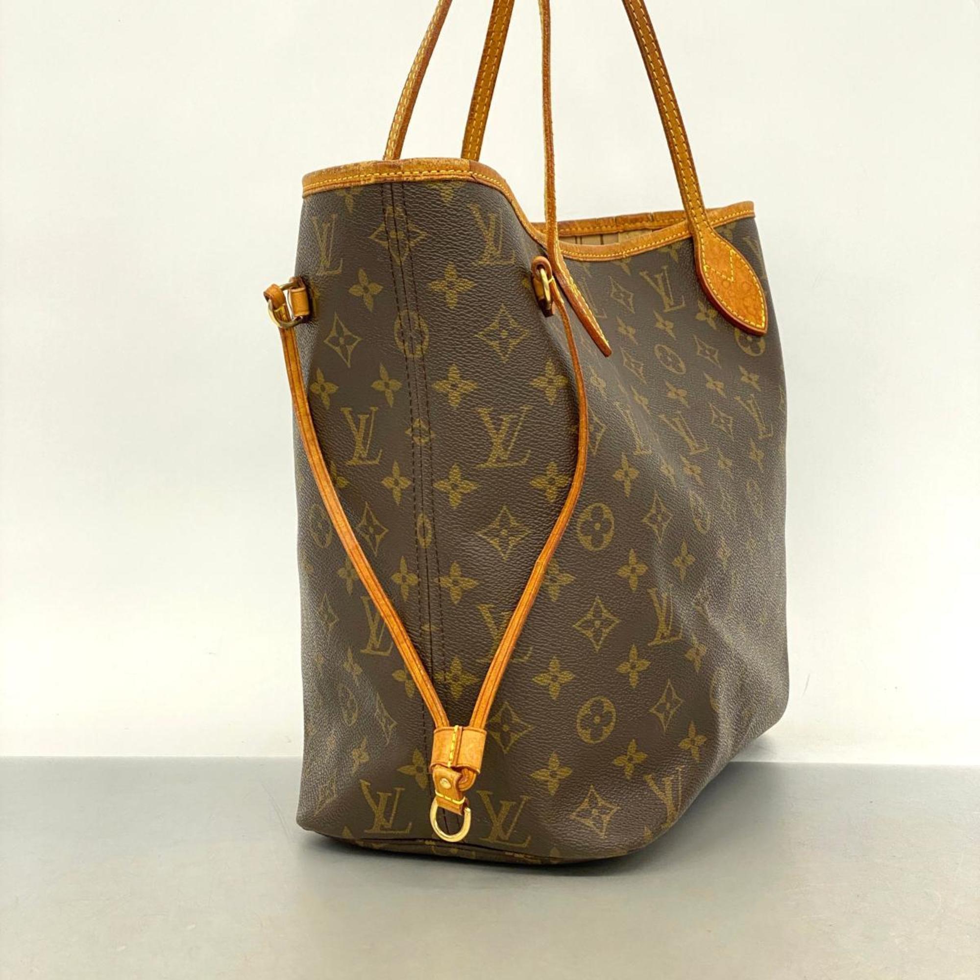 Louis Vuitton Tote Bag Monogram Neverfull MM M40156 Brown Women's