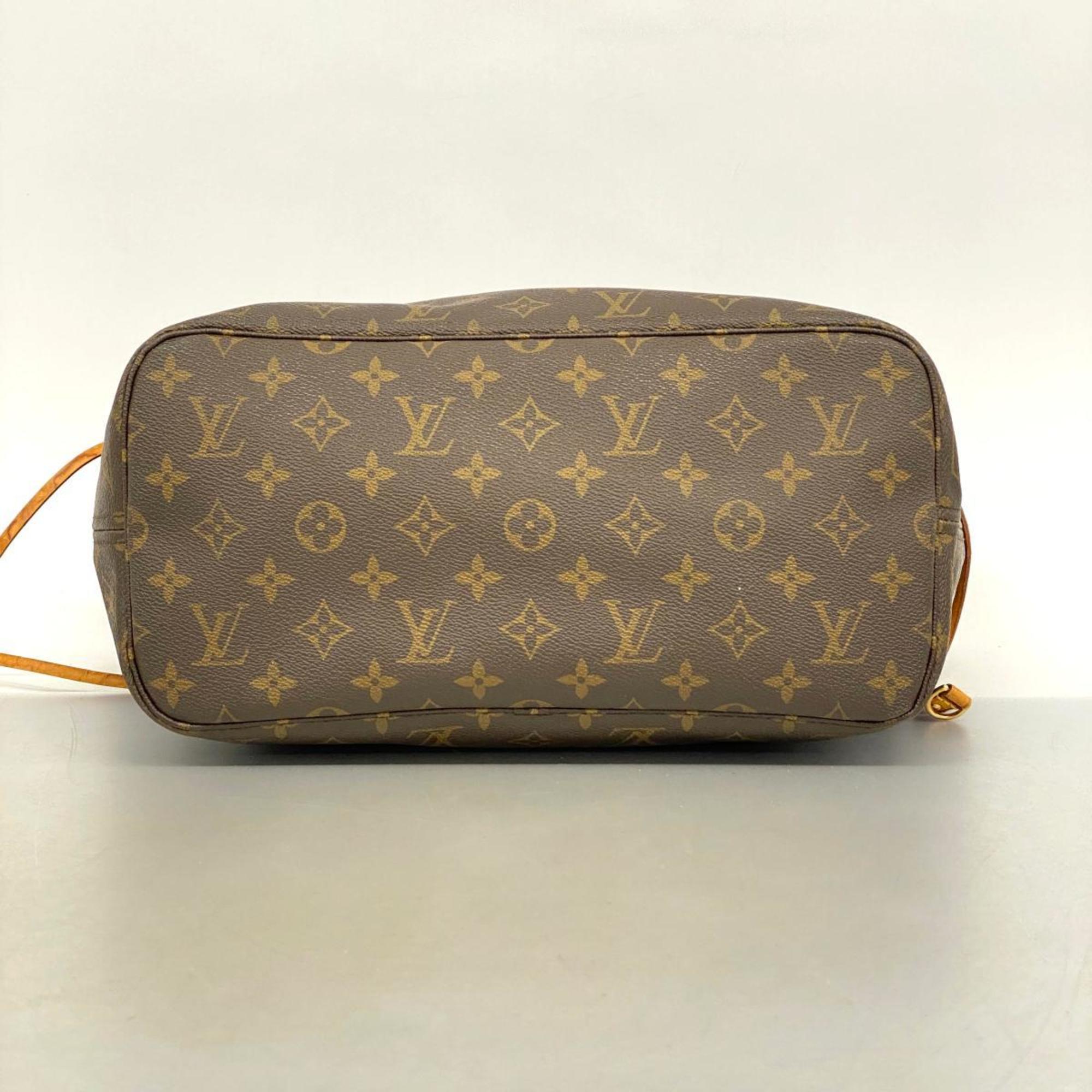 Louis Vuitton Tote Bag Monogram Neverfull MM M40156 Brown Women's