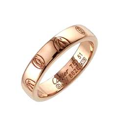 Cartier Happy Birthday SM #51 Ring K18 PG Pink Gold 750