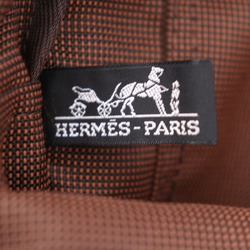 HERMES Hermes Air Line Tote MM Bag Canvas Brown Handbag