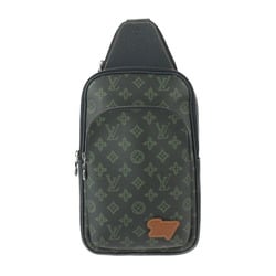 LOUIS VUITTON Louis Vuitton Fall Avenue Sling Bag Body M46344 Monogram Canvas Leather Dark Green Shoulder