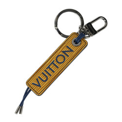 LOUIS VUITTON Louis Vuitton Porte-Clés LV Dual Keychain MP2553 Epi Leather Blue Yellow Key Ring Bag Charm