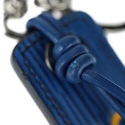 LOUIS VUITTON Louis Vuitton Porte-Clés LV Dual Keychain MP2553 Epi Leather Blue Yellow Key Ring Bag Charm