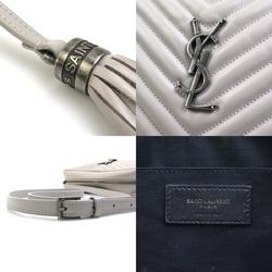 Saint Laurent shoulder bag Lou leather silver women's e58810f