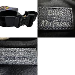 DIOR HOMME Body Bag Alex Foxton Saddle Leather Navy Men's n0008