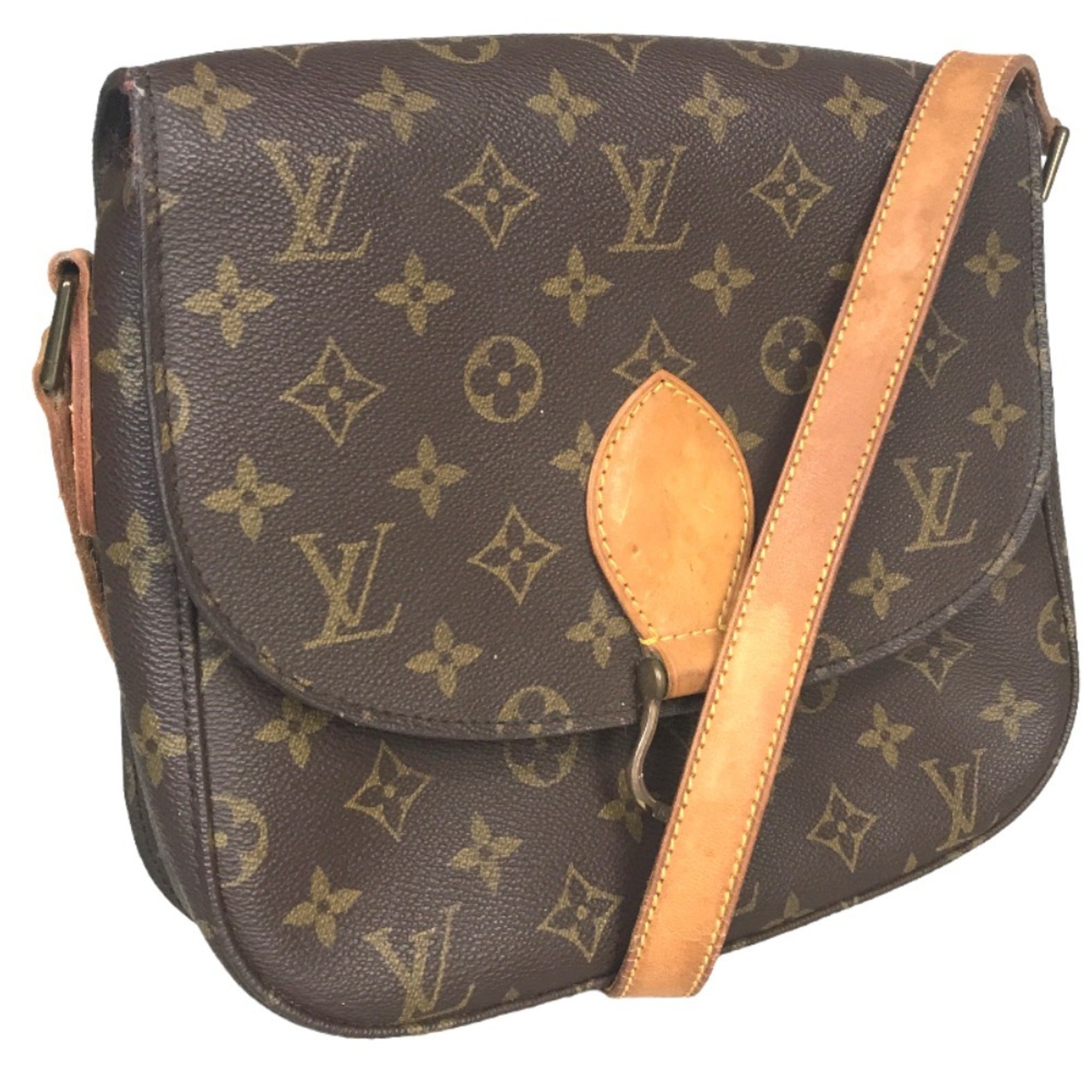 LOUIS VUITTON Saint-Clou Sling Bag Shoulder Women's Monogram Canvas Brown M51242