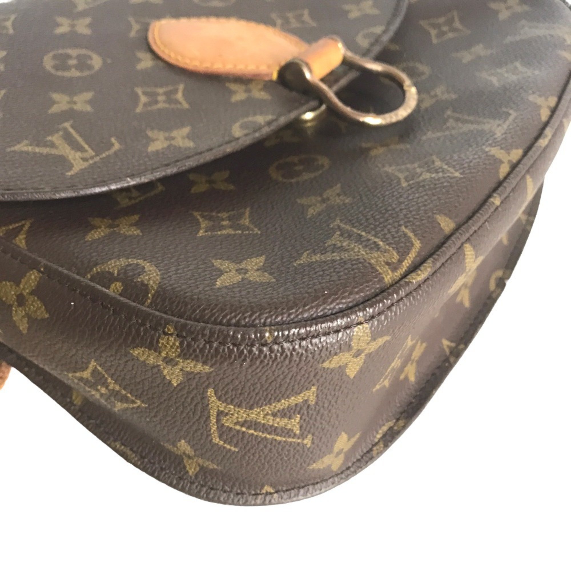 LOUIS VUITTON Saint-Clou Sling Bag Shoulder Women's Monogram Canvas Brown M51242