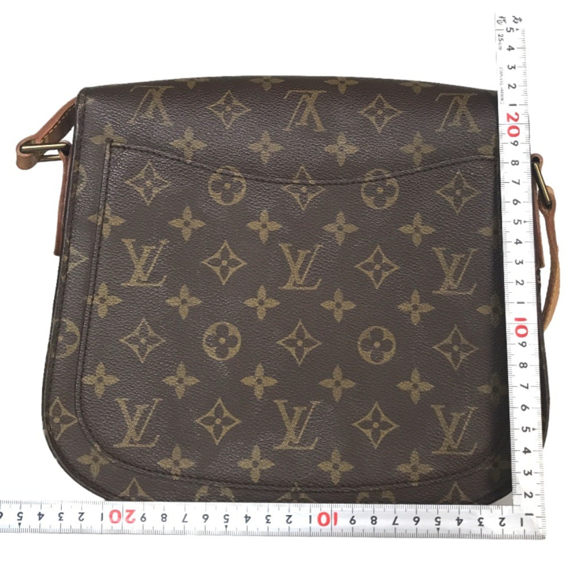 LOUIS VUITTON Saint-Clou Sling Bag Shoulder Women's Monogram Canvas Brown M51242