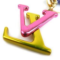 Louis Vuitton LOUIS VUITTON Charm Key Ring Portocle LV New Wave Metal Enamel Gold Multicolor Women's M67808 e58797a