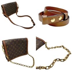 Louis Vuitton LOUIS VUITTON Shoulder Bag Monogram Reverse Dauphine MM Canvas Brown Women's M45958 z1598