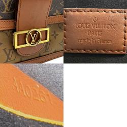 Louis Vuitton LOUIS VUITTON Shoulder Bag Monogram Reverse Dauphine MM Canvas Brown Women's M45958 z1598