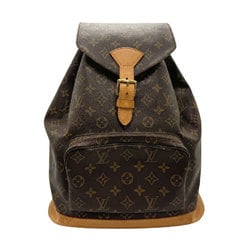 Louis Vuitton LOUIS VUITTON Backpack Monogram Montsouris GM Canvas Brown Men's Women's M51135 z1613