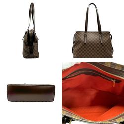 Louis Vuitton LOUIS VUITTON Shoulder Bag Damier Chelsea Canvas Ebene Men's Women's N51119 z1650