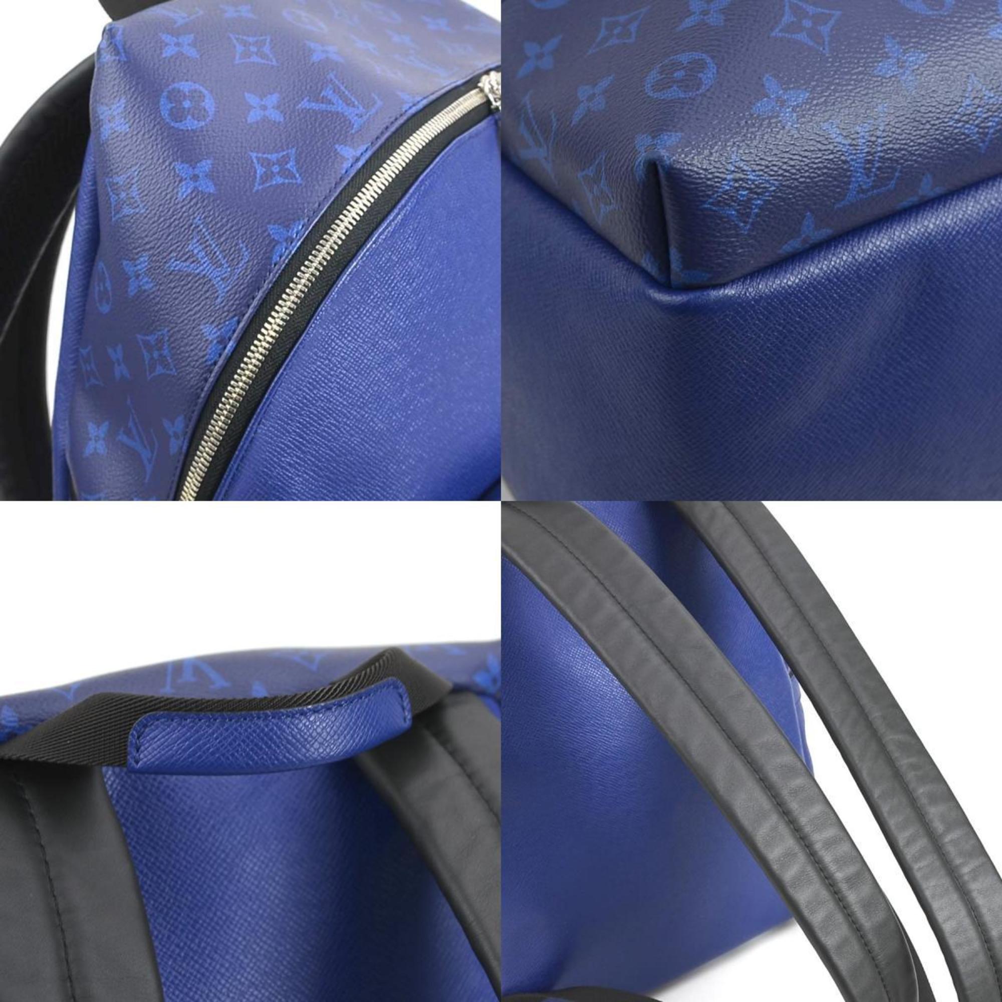 Louis Vuitton LOUIS VUITTON Backpack Taigarama Discovery Cobalt Blue Men's M30029 99935g