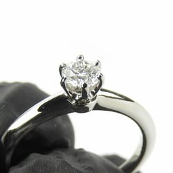 Tiffany Ring Setting Solitaire Pt950 Diamond Approx. 3.1g Platinum Engagement for Women TIFFANY&Co.