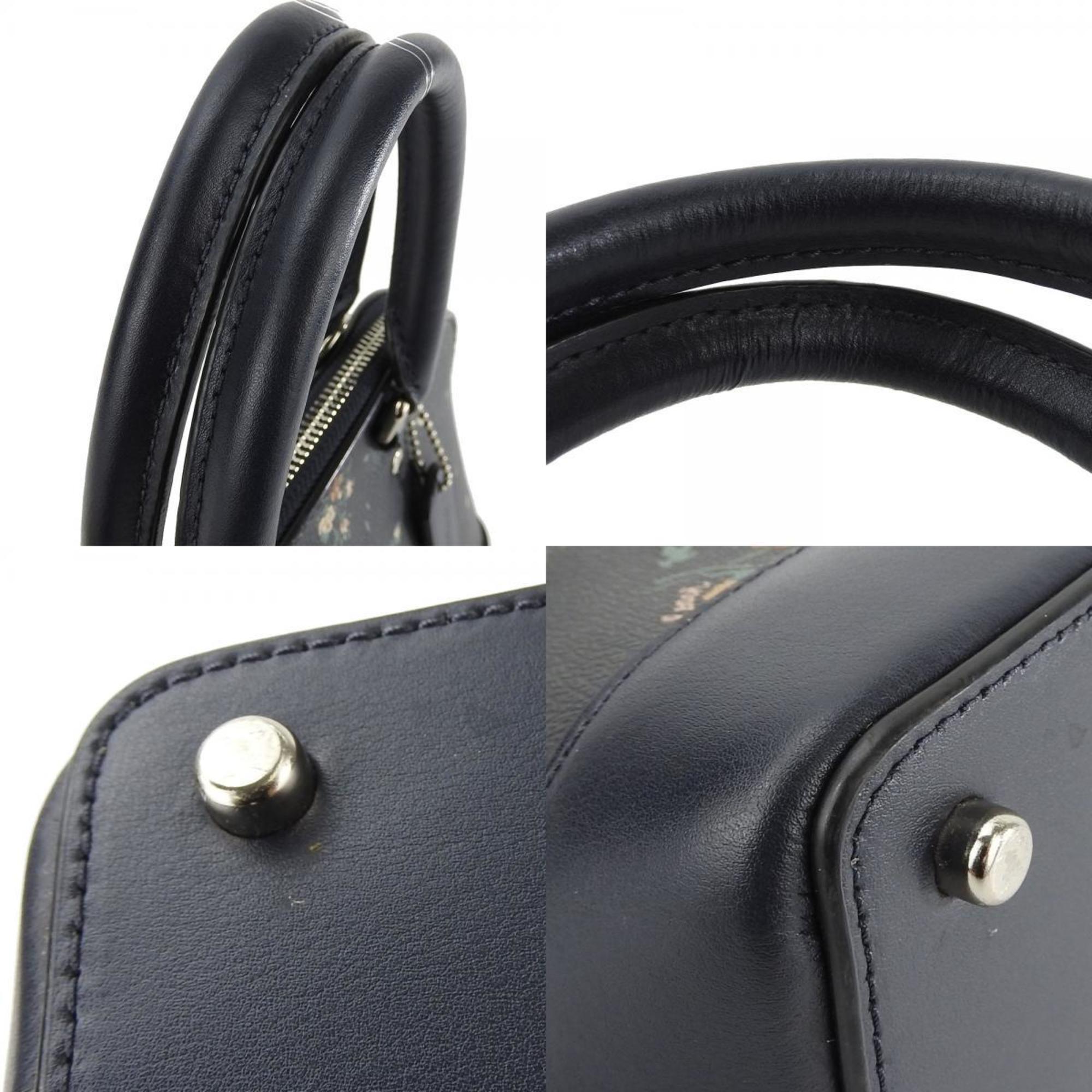 Coach handbag 91430 leather navy shoulder bag for women COACH