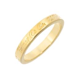 Tiffany & Co. Notes Narrow Ring K18 YG Yellow Gold 750