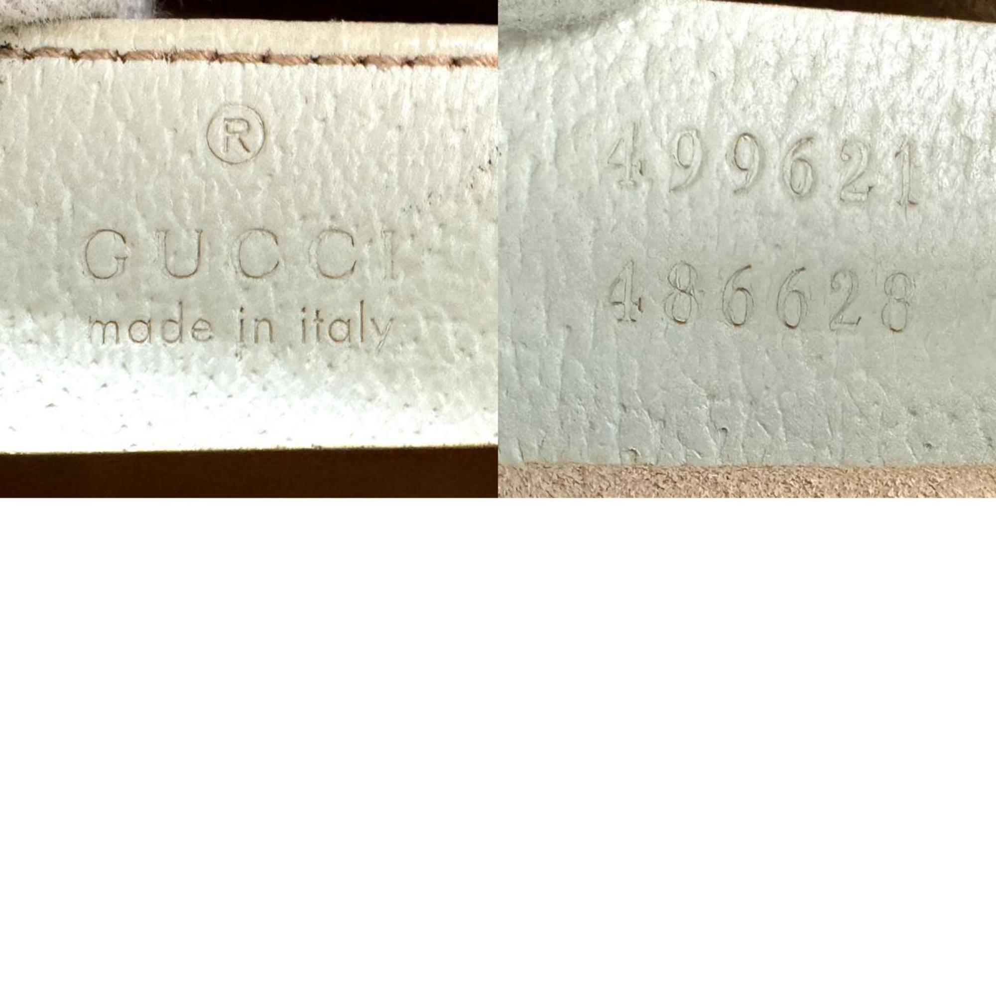 GUCCI Shoulder Bag Ophidia Leather Ivory Women's 499621 z1631