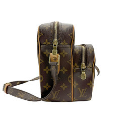 Louis Vuitton LOUIS VUITTON Shoulder Bag Nile Monogram Canvas Brown Men's M45244 n0015