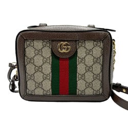 GUCCI Shoulder Bag Ophidia GG Supreme Canvas Brown Women's 602576 z1723