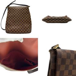 Louis Vuitton LOUIS VUITTON Shoulder Bag Damier Musette Canvas Ebene Women's N51302 n0001