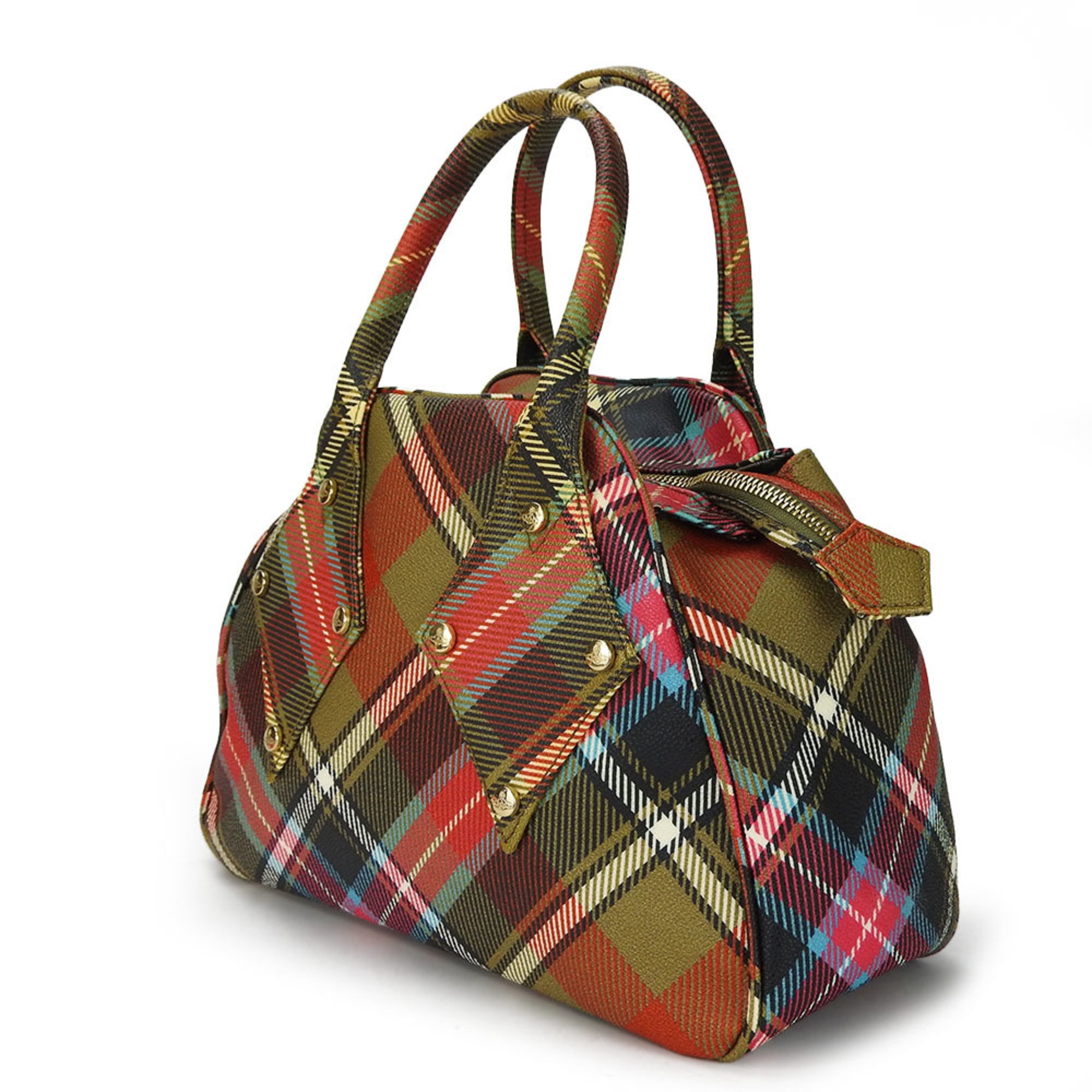 Vivienne Westwood Handbag Yasmin Multicolor Check Women's