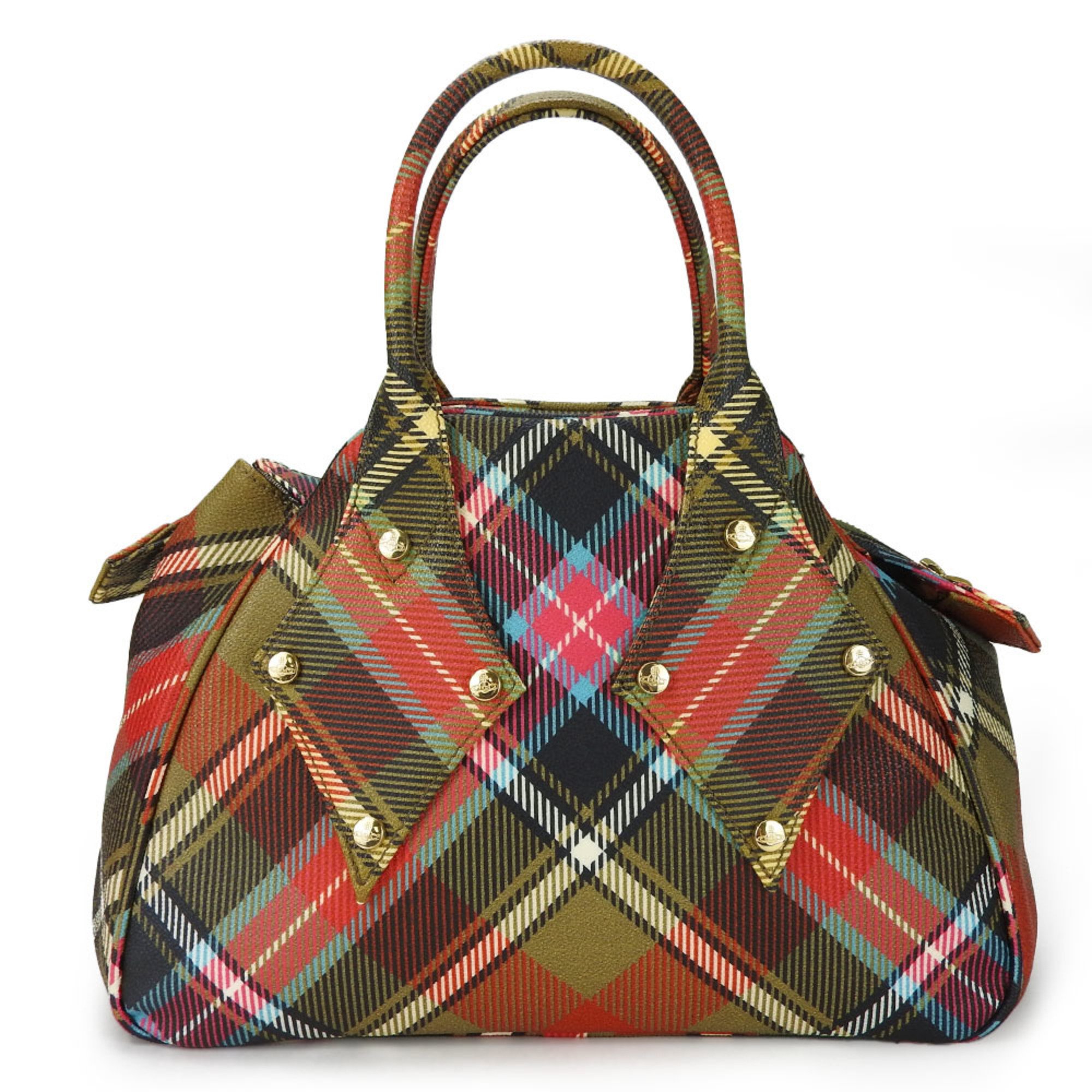 Vivienne Westwood Handbag Yasmin Multicolor Check Women's