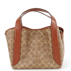 Coach handbag 79251 leather brown signature ladies COACH