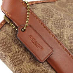 Coach handbag 79251 leather brown signature ladies COACH