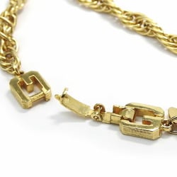 Givenchy bracelet metal gold chain plated women's