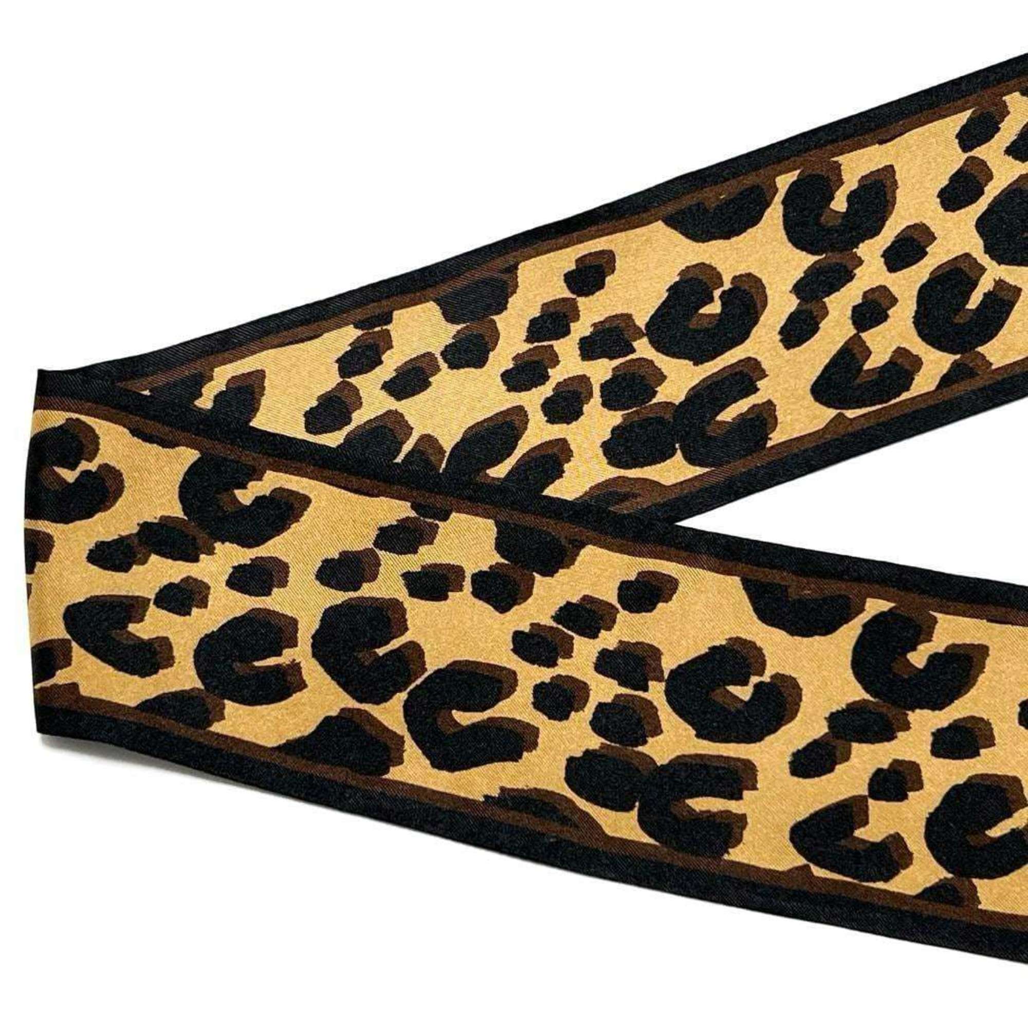 LOUIS VUITTON Women's Bandeau Scarf Bandana Leopard Print