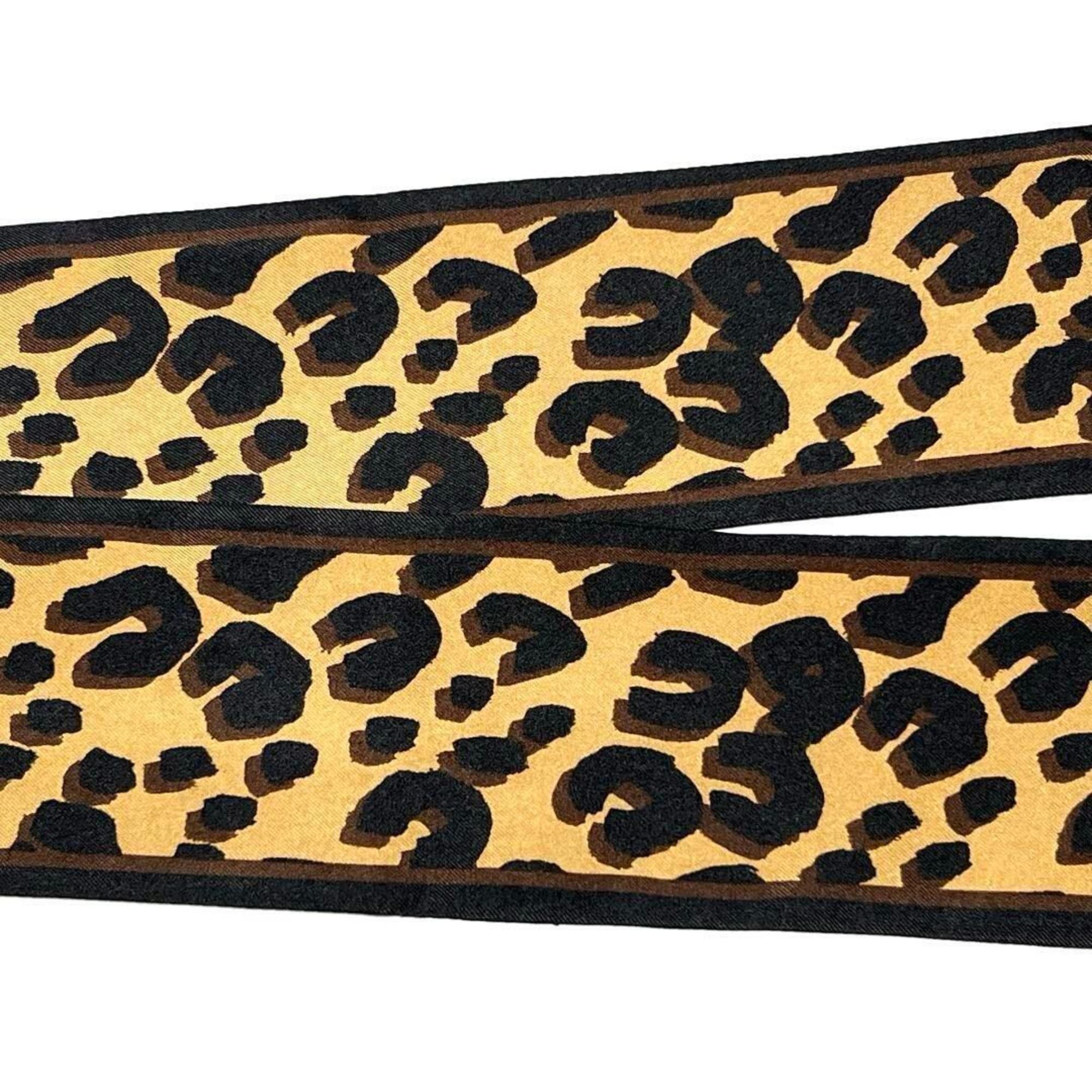 LOUIS VUITTON Women's Bandeau Scarf Bandana Leopard Print