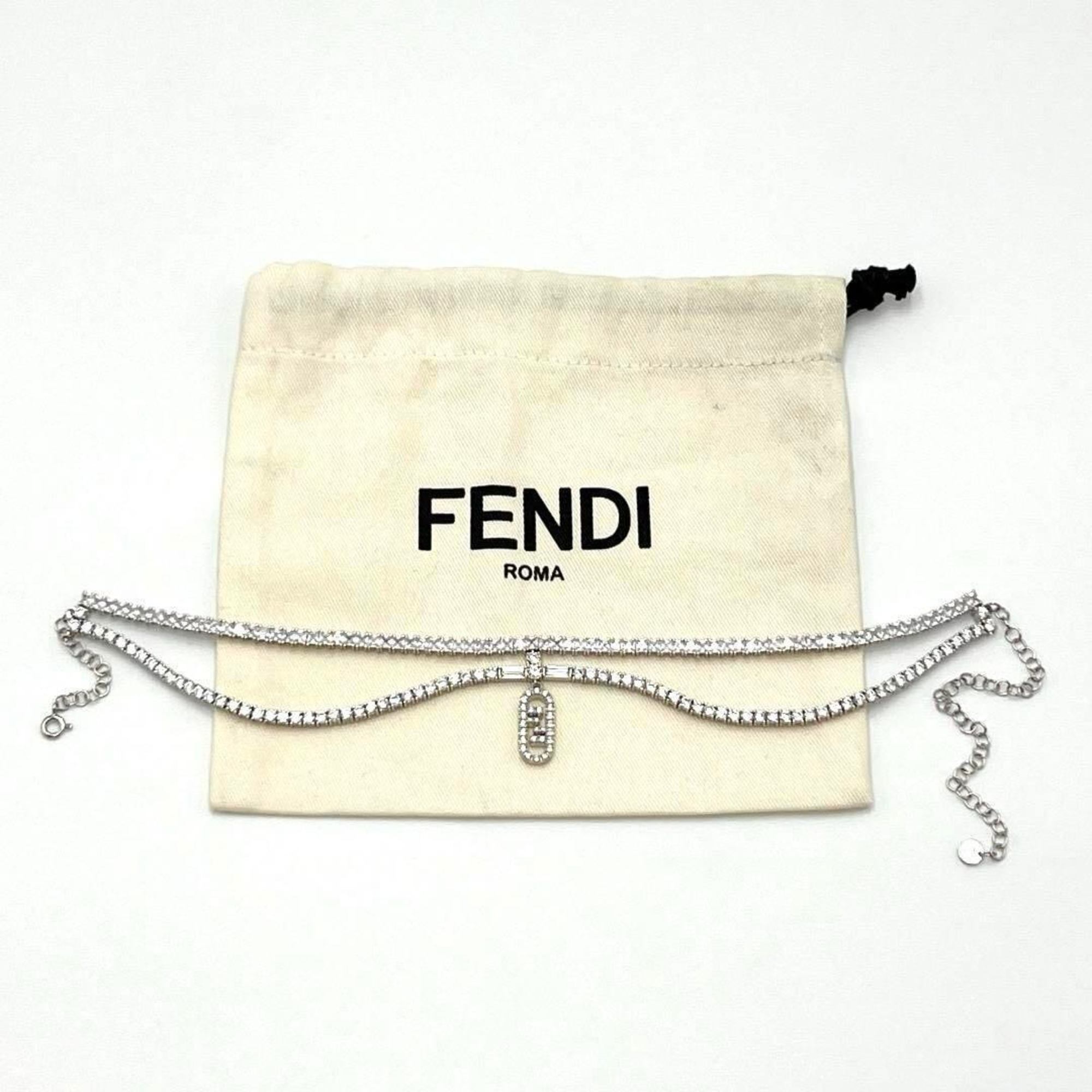 FENDI Women's Choker Necklace Pendant Orlock