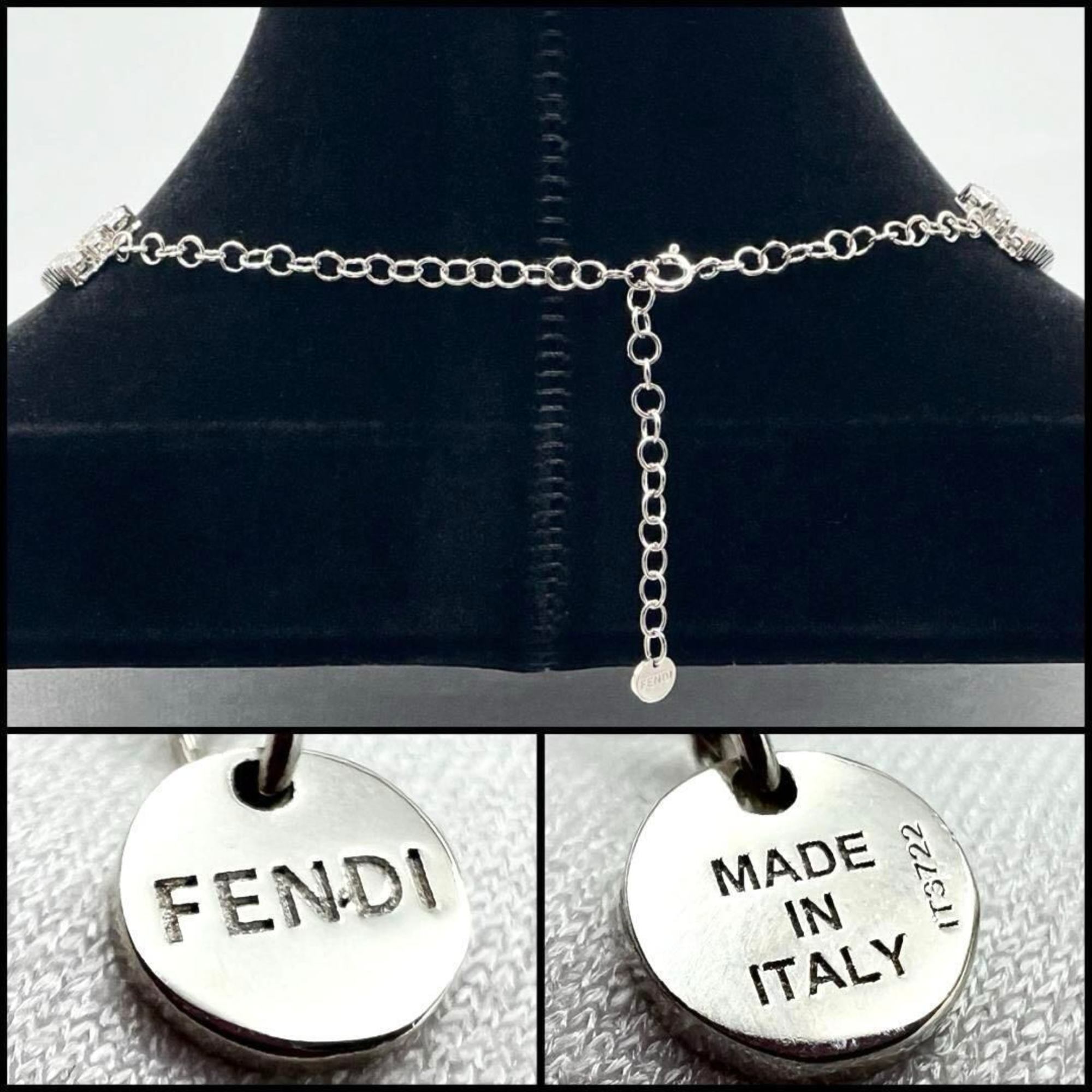 FENDI Women's Choker Necklace Pendant Orlock